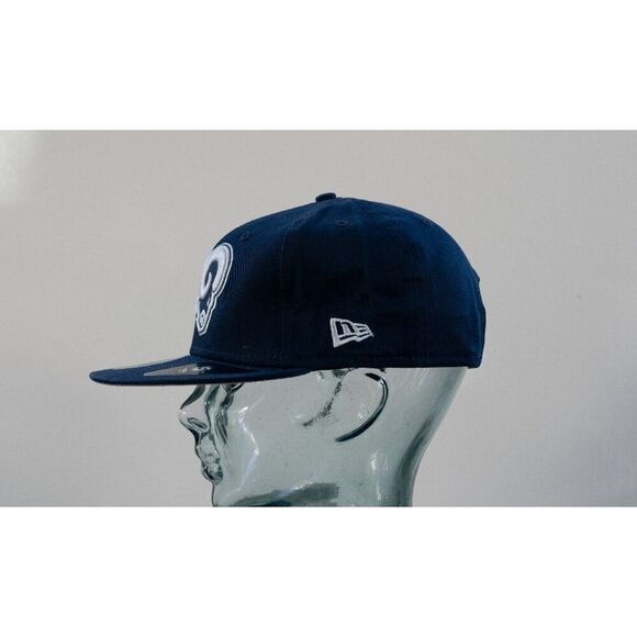 Los Angeles Rams NFL New Era Super Bowl LIII Snapback Cap Hat Navy Blue / White - Picture 10 of 13